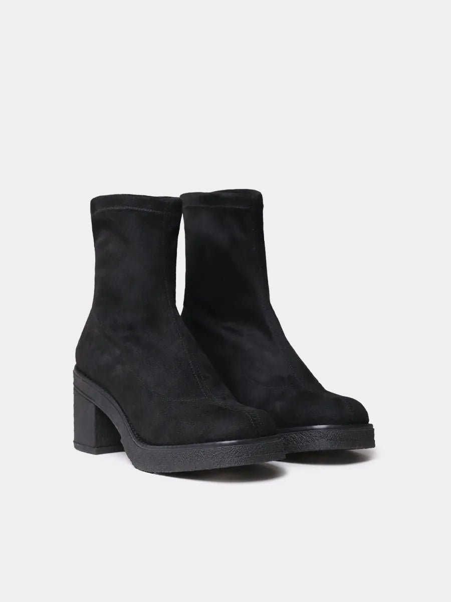 Botines mujer - Botín de mujer en tejido elástico tipo ante | PISA  - Toni Pons  