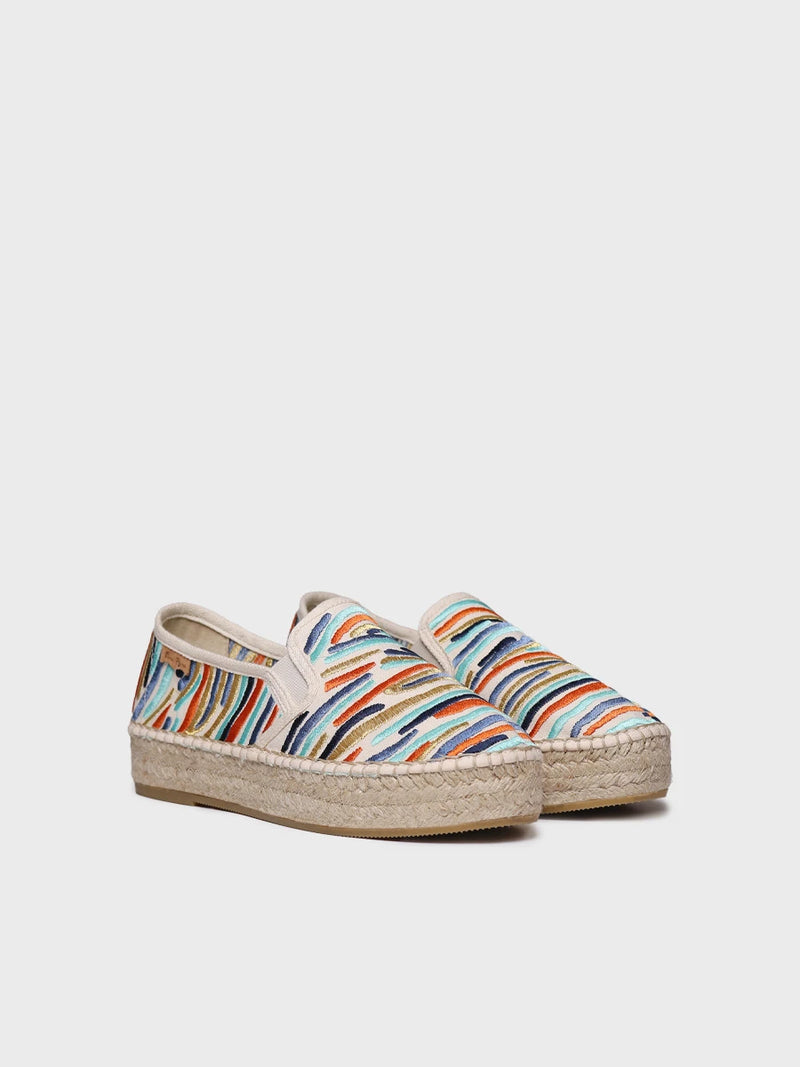  - Alpargata de mujer bordada multicolor | POLA  - Toni Pons  