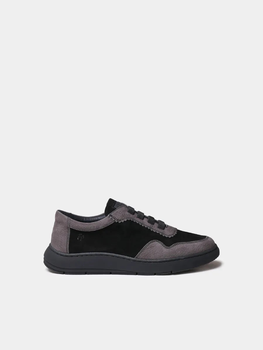 Zapatos con cordones mujer - Zapatilla deportiva de mujer en serraje bicolor | PRESTON  - Toni Pons  