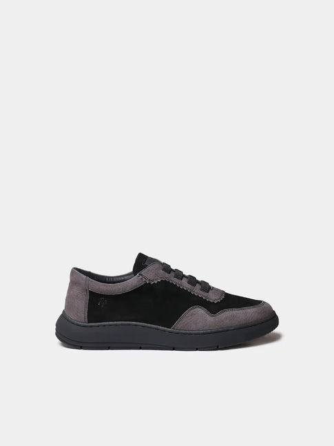 Zapatos con cordones mujer - Zapatilla deportiva de mujer en serraje bicolor | PRESTON  - Toni Pons  