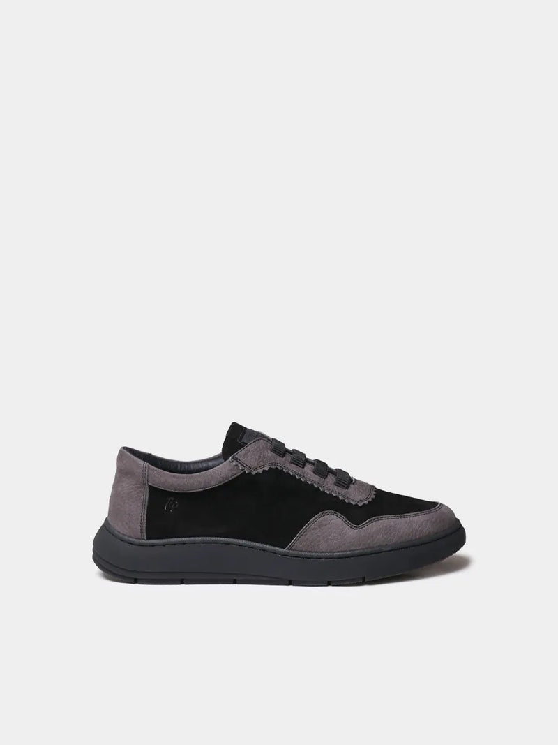 Zapatos con cordones mujer - Zapatilla deportiva de mujer en serraje bicolor | PRESTON  - Toni Pons  