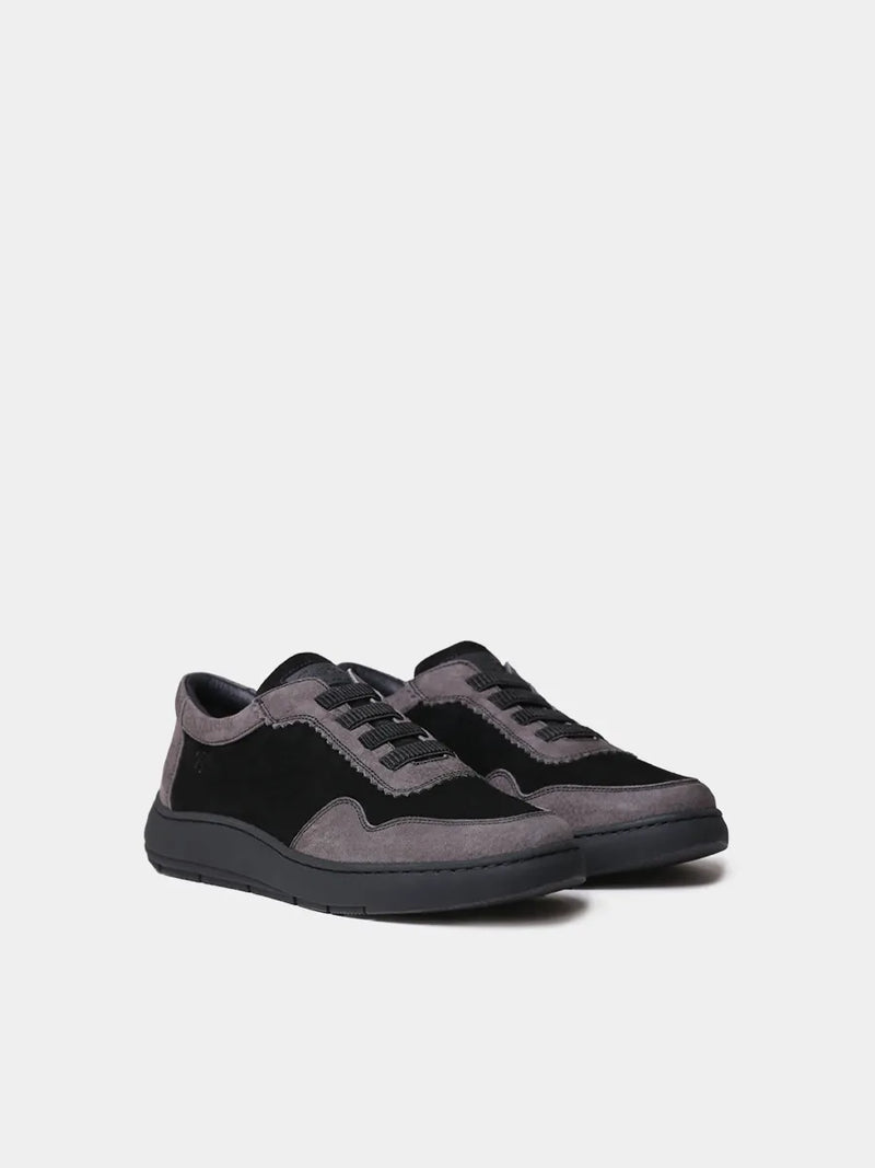Zapatos con cordones mujer - Zapatilla deportiva de mujer en serraje bicolor | PRESTON  - Toni Pons  