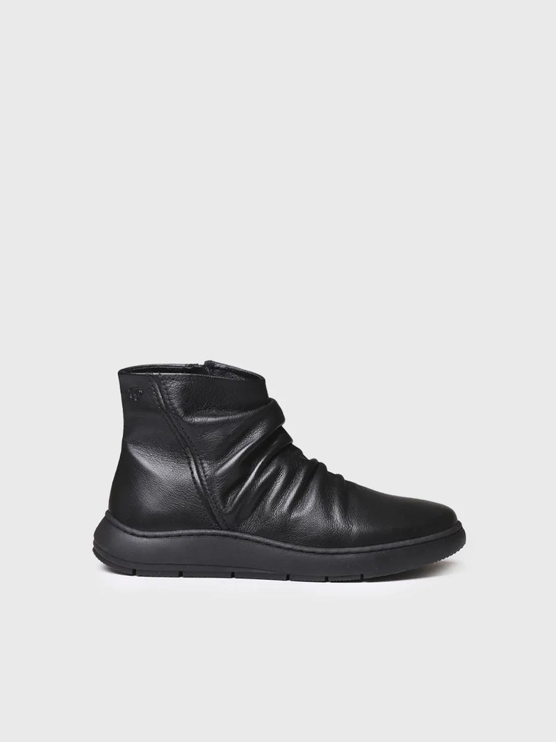 botines mujer - Botín de piel para mujer con cremallera lateral | PRETORIA  - Toni Pons  