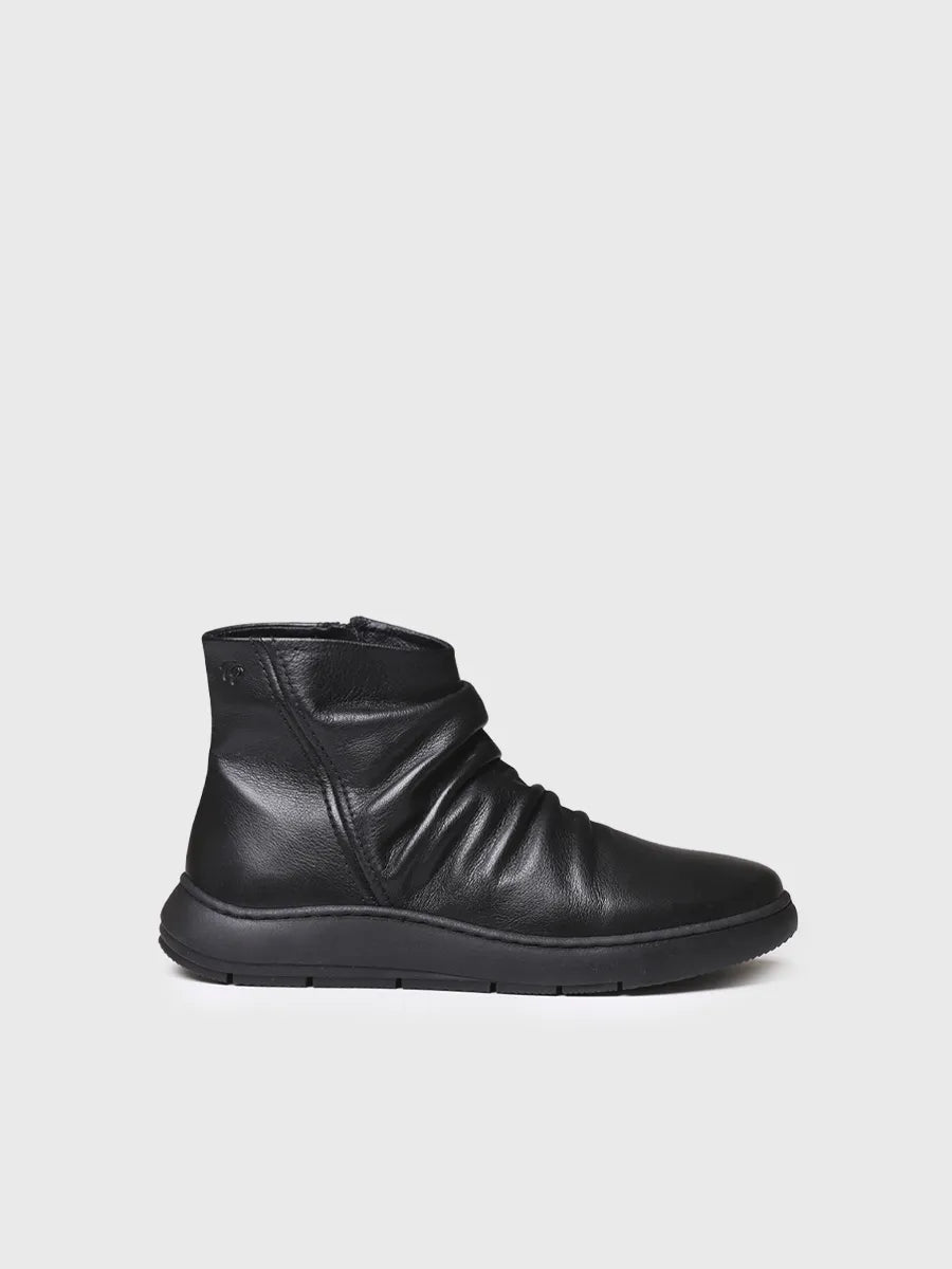 botines mujer - Botín de piel para mujer con cremallera lateral | PRETORIA  - Toni Pons  