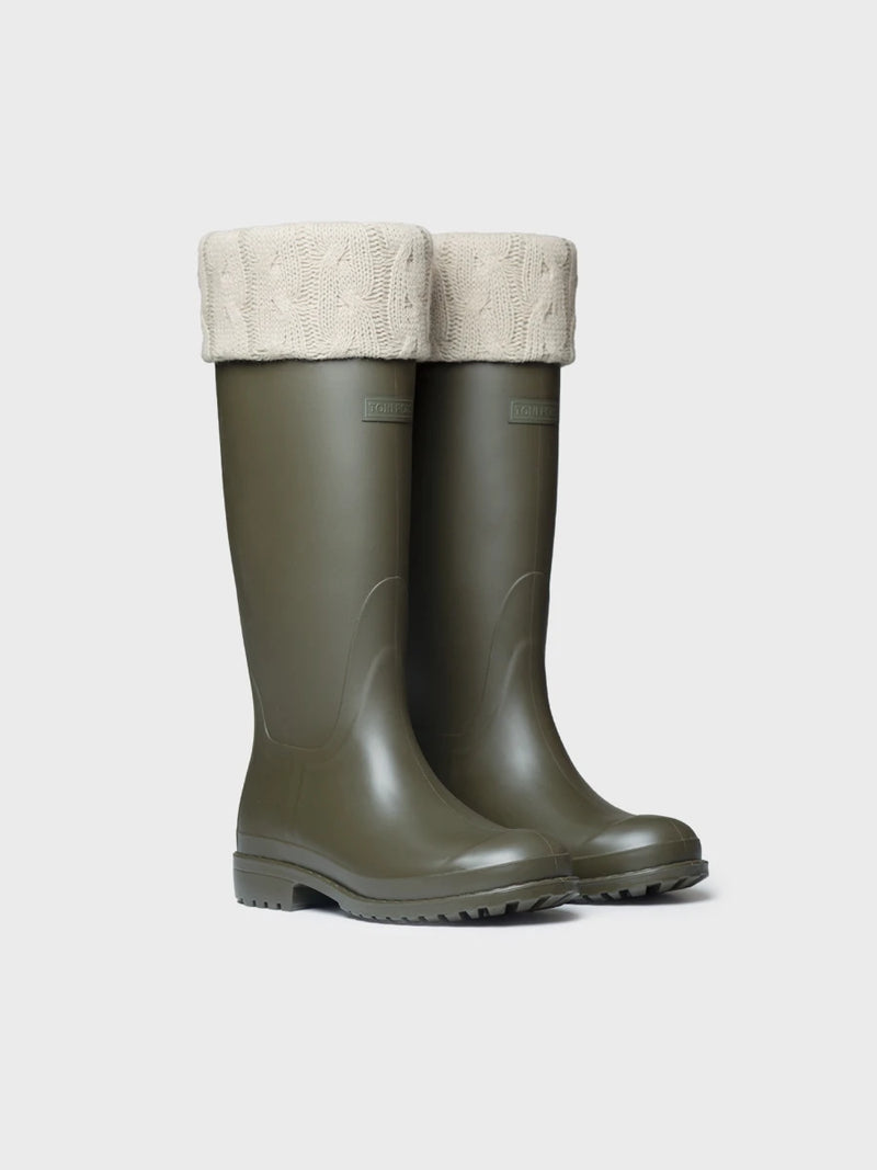 Botines mujer - Bota de agua alta con calcetín de punto para mujer | PUIGMAL  - Toni Pons  