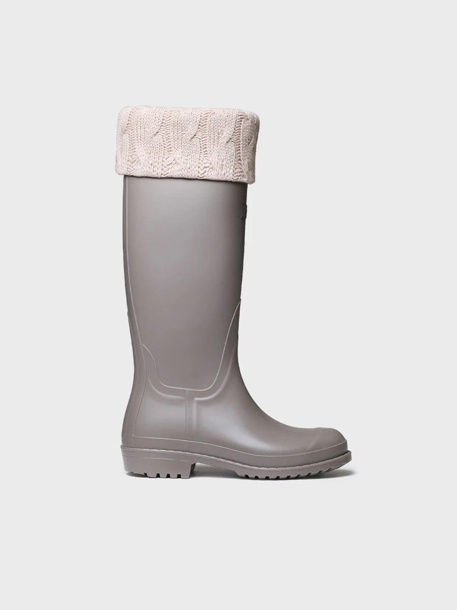 Botines mujer - Bota de agua alta con calcetín de punto para mujer | PUIGMAL  - Toni Pons  