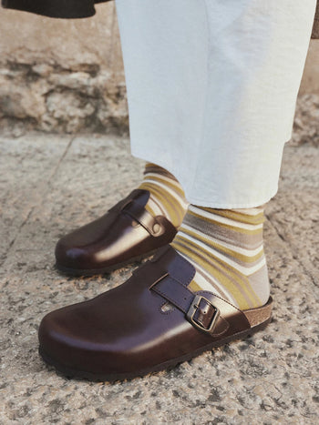 Unisex striped cotton socks | QUEL-AN