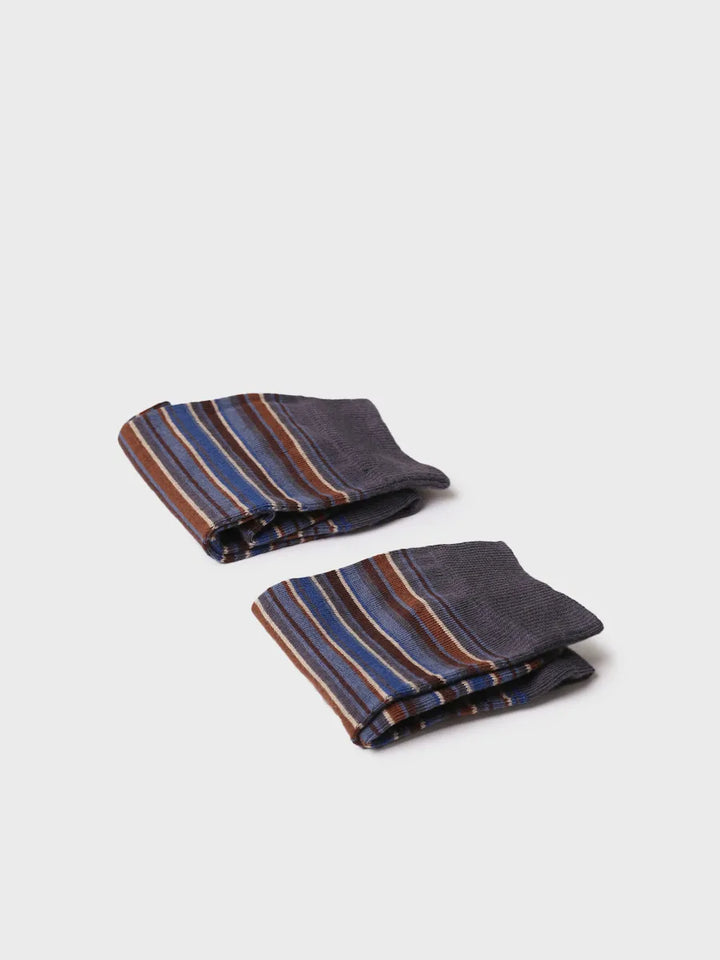 Complementos - Calcetines unisex en algodón a rayas | QUEL-BR  - Toni Pons  