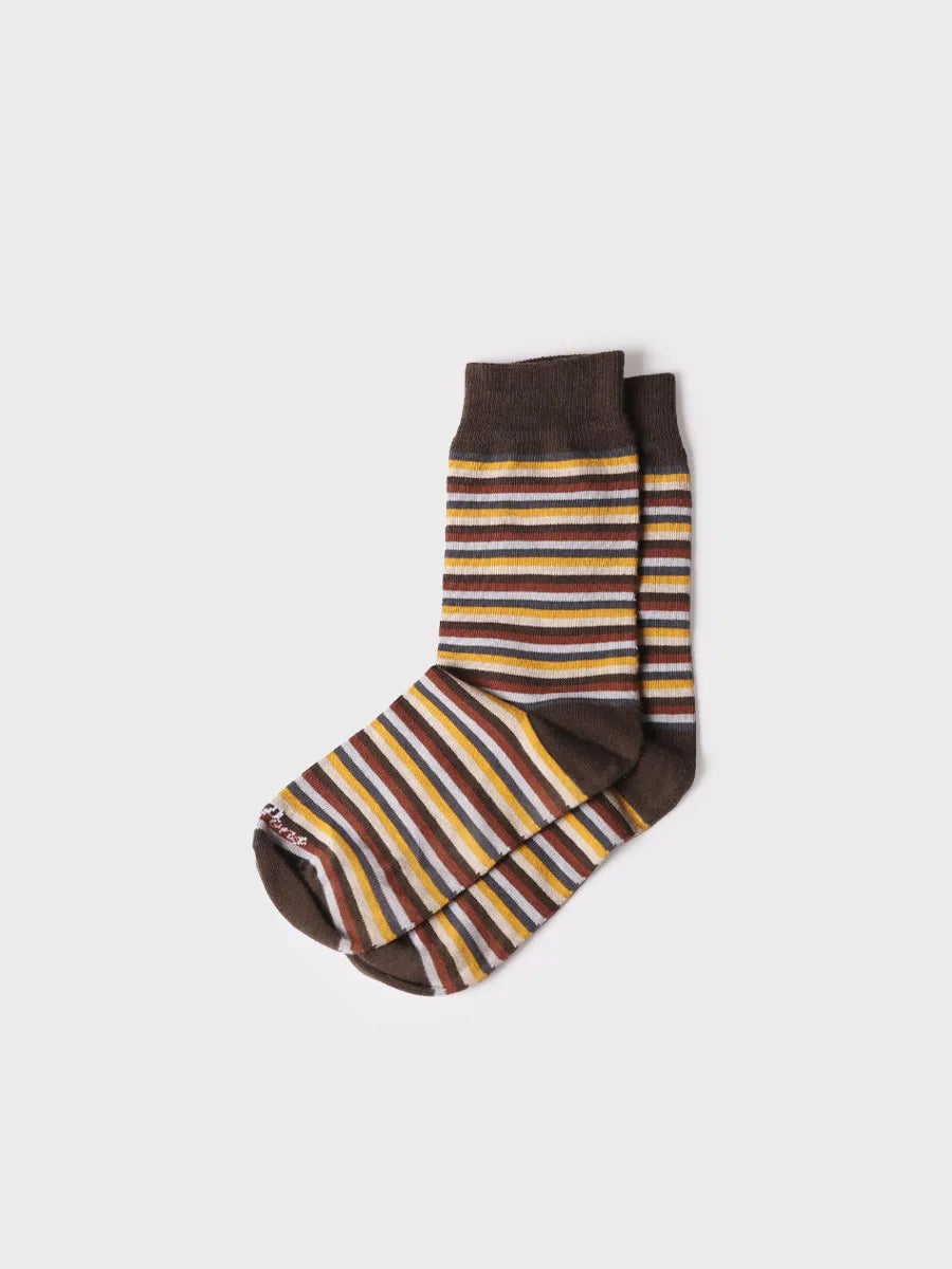 Unisex Cotton Striped Socks