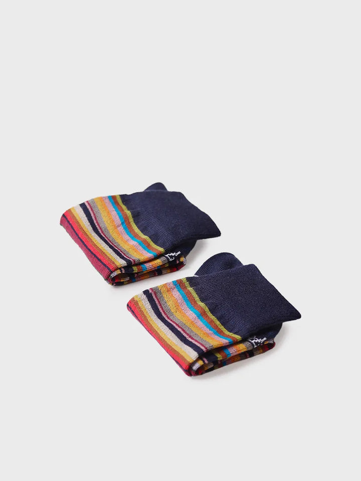 Complementos - Calcetines unisex en algodón a rayas | QUEL-BR  - Toni Pons  