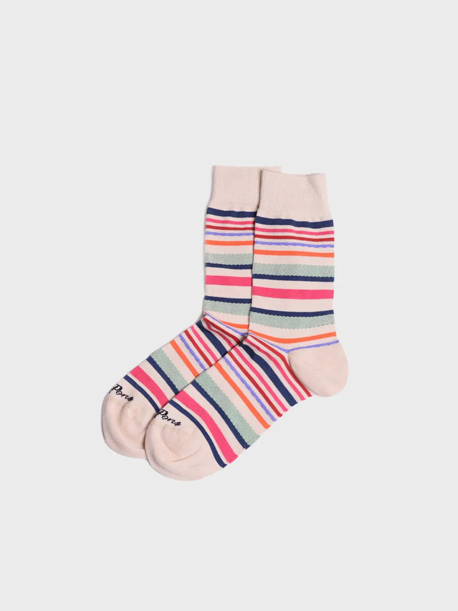Complementos - Calcetines unisex en algodón a rayas | QUEL-BR  - Toni Pons  