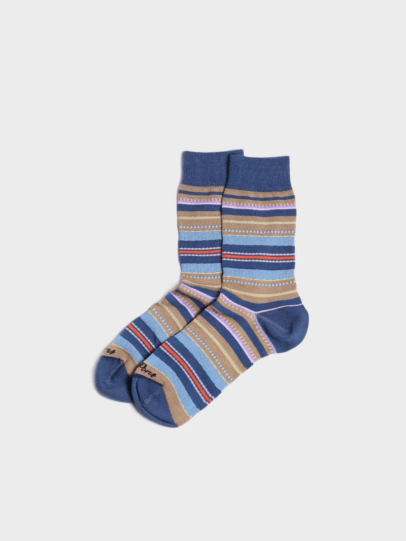 Complementos - Calcetines unisex en algodón a rayas | QUEL-BR  - Toni Pons  