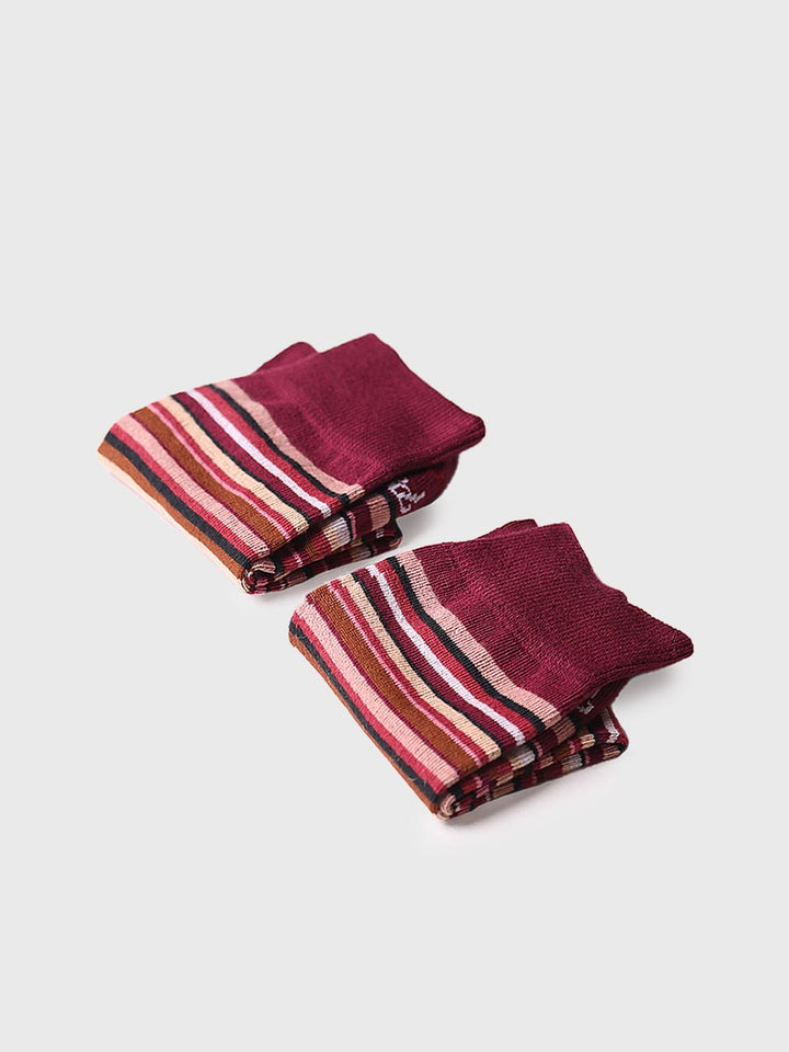 Complementos - Calcetines unisex en algodón a rayas | QUEL-BR  - Toni Pons  