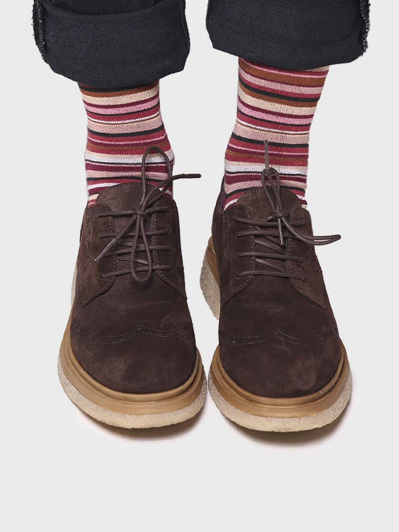 Complementos - Calcetines unisex en algodón a rayas | QUEL-BR  - Toni Pons  