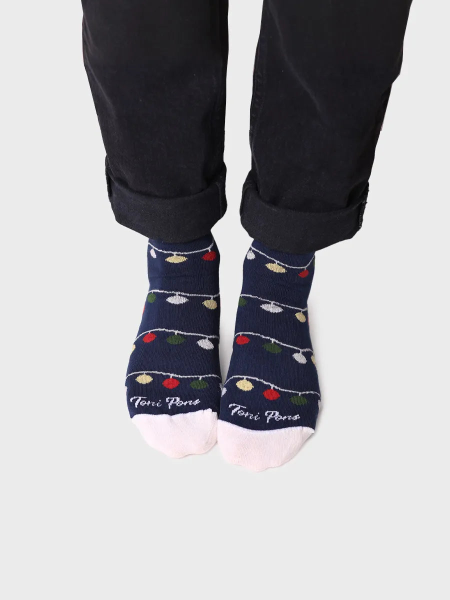 Calcetines unisex en algodón con motivos navideños | QUEL-ND