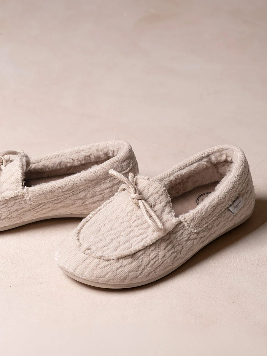 Women's velvet fabric nautical house slipper | RIGA