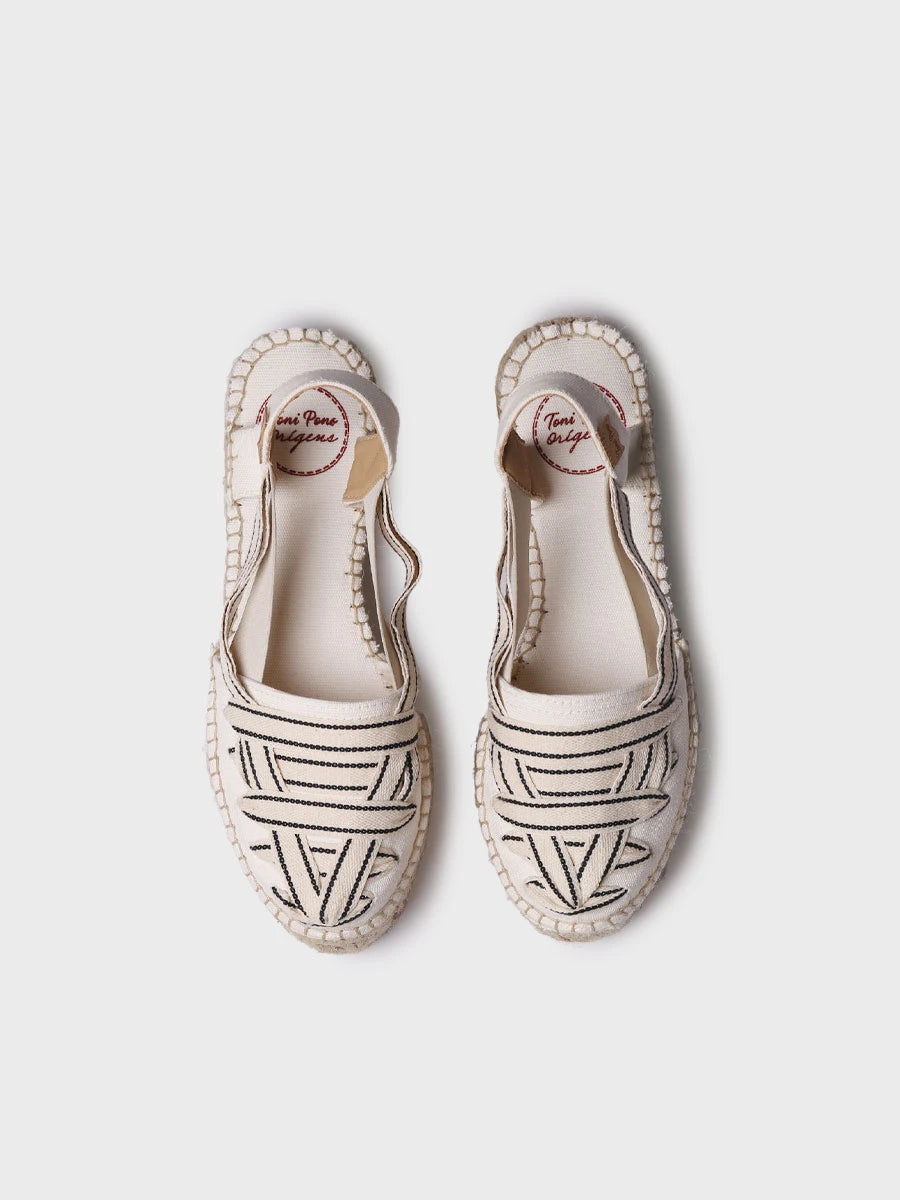  - Alpargata plana de mujer con cintas cruzadas | RIO-CC  - Toni Pons  