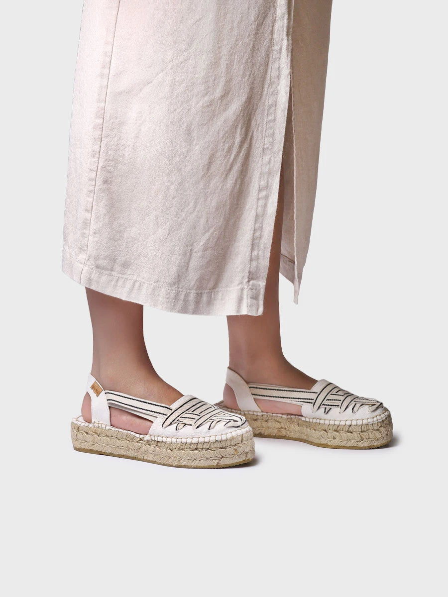  - Alpargata plana de mujer con cintas cruzadas | RIO-CC  - Toni Pons  
