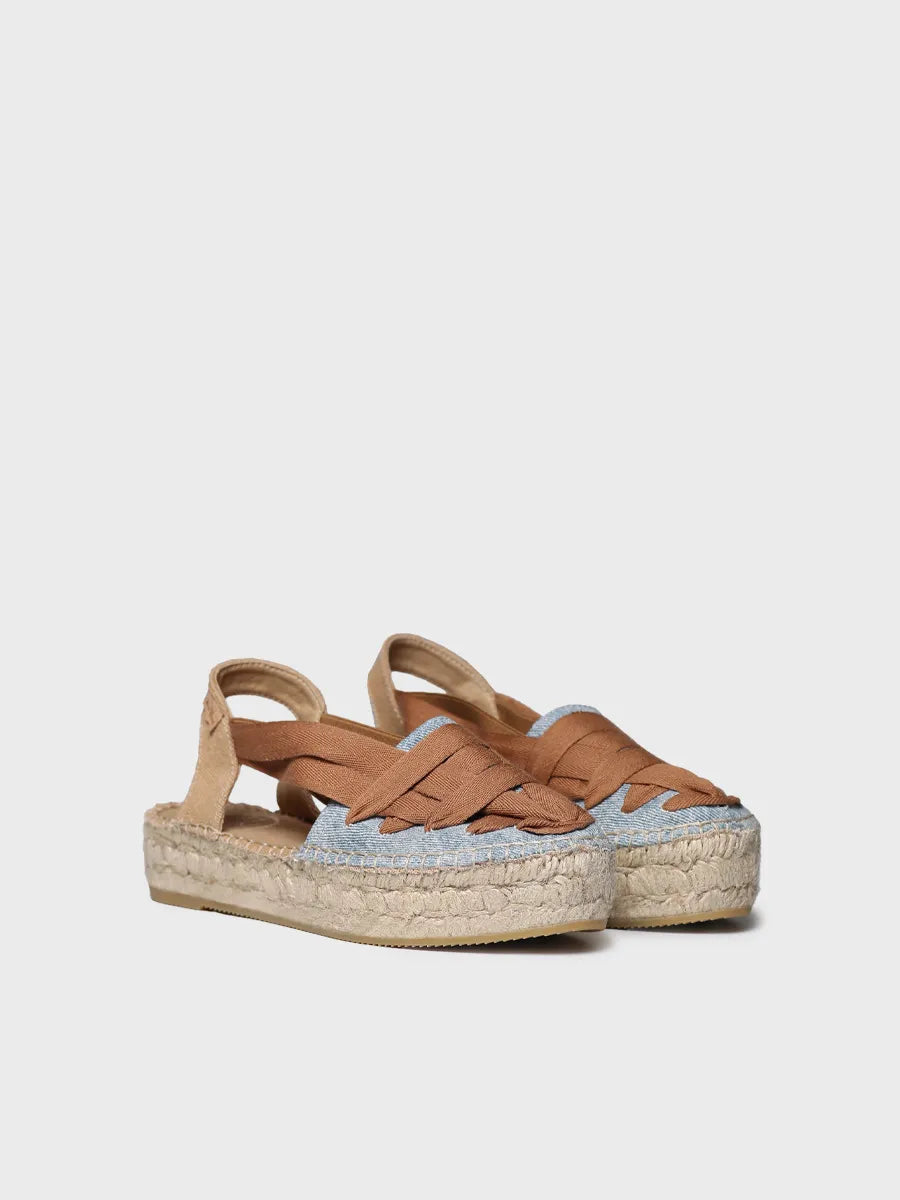  - Alpargata plana de mujer con cintas cruzadas | RIO-CC  - Toni Pons  