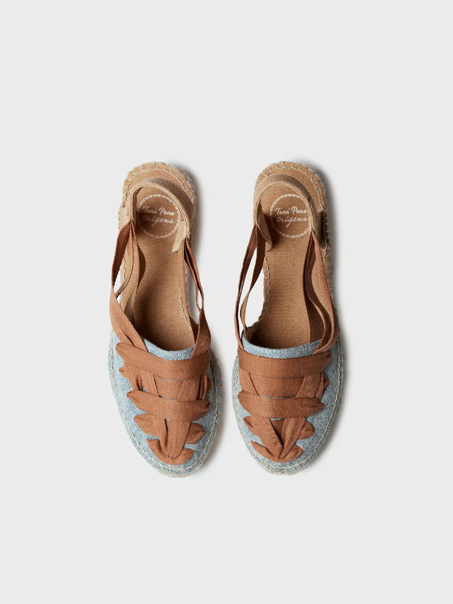  - Alpargata plana de mujer con cintas cruzadas | RIO-CC  - Toni Pons  