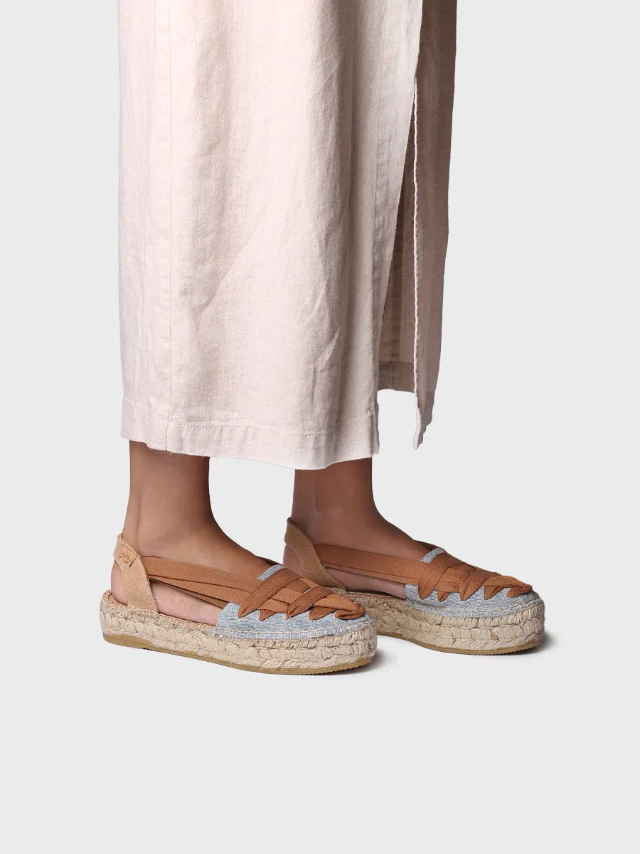  - Alpargata plana de mujer con cintas cruzadas | RIO-CC  - Toni Pons  