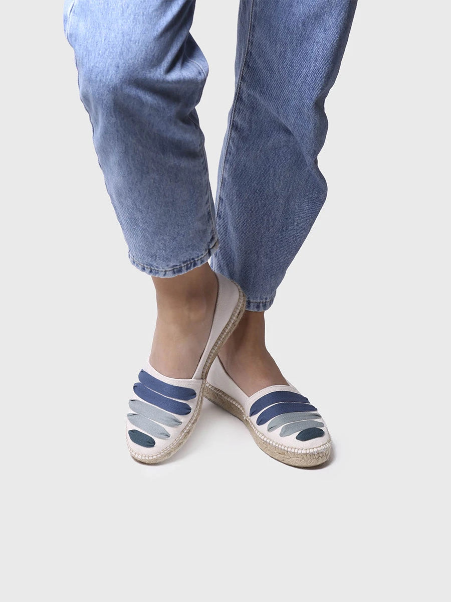  - Alpargata plana con cintas para mujer | ROSE-CM  - Toni Pons  