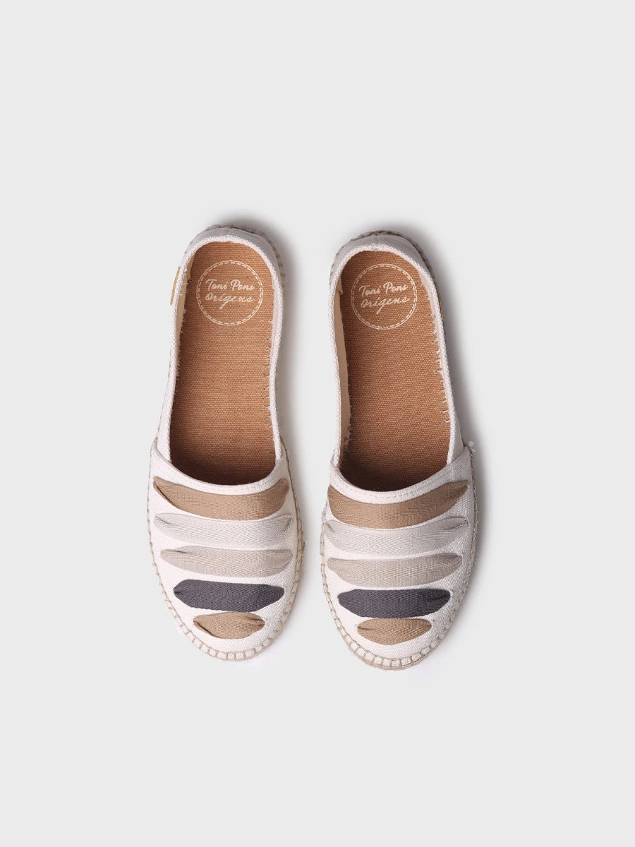 - Alpargata plana con cintas para mujer | ROSE-CM  - Toni Pons  