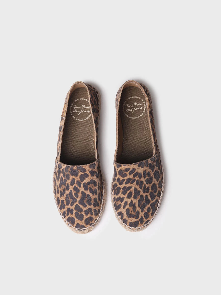  - Alpargata plana de mujer con estampado animal print | RUANDA  - Toni Pons  
