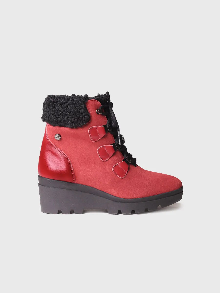 Bota de piel para mujer