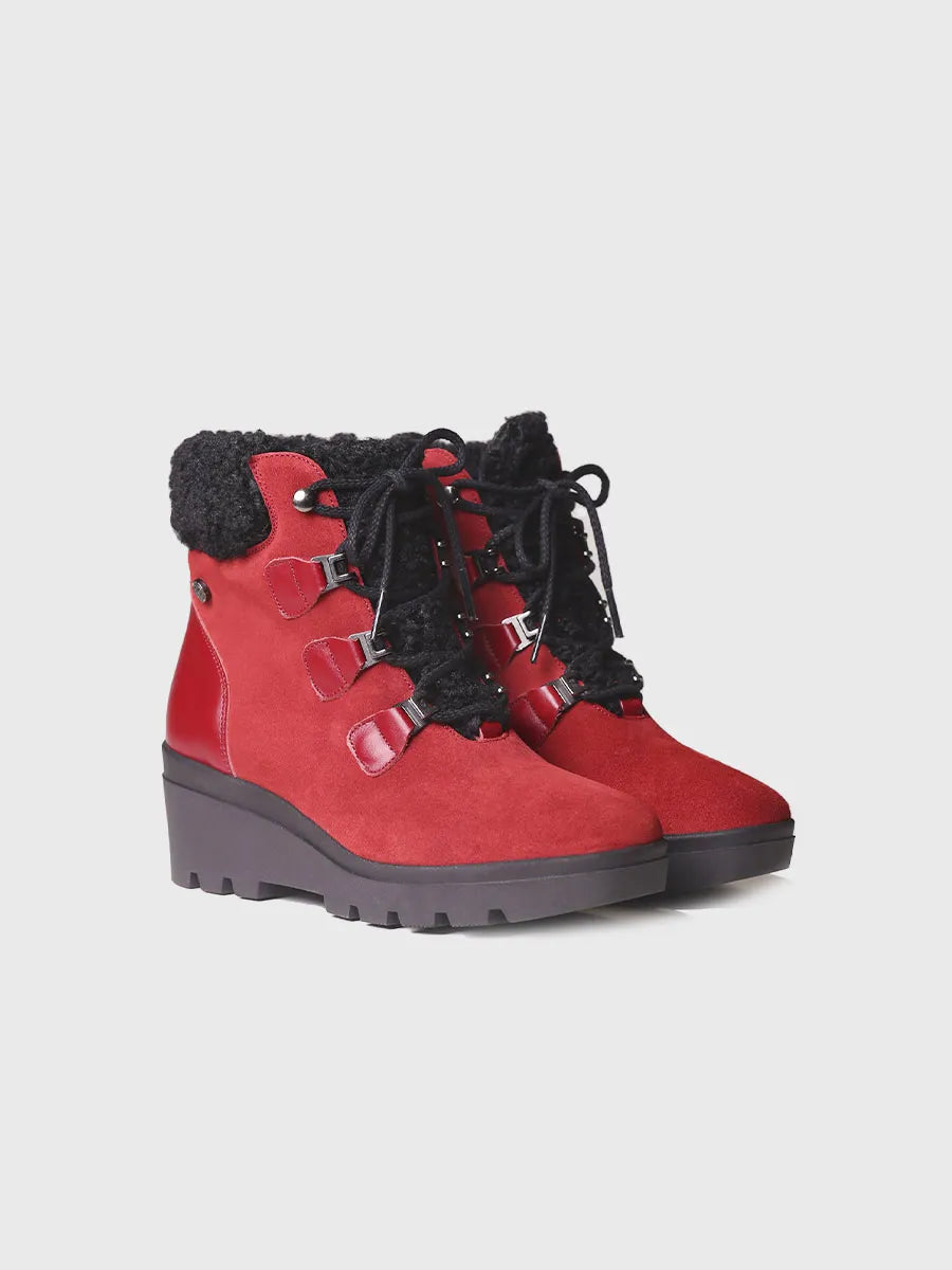 Bota de piel para mujer