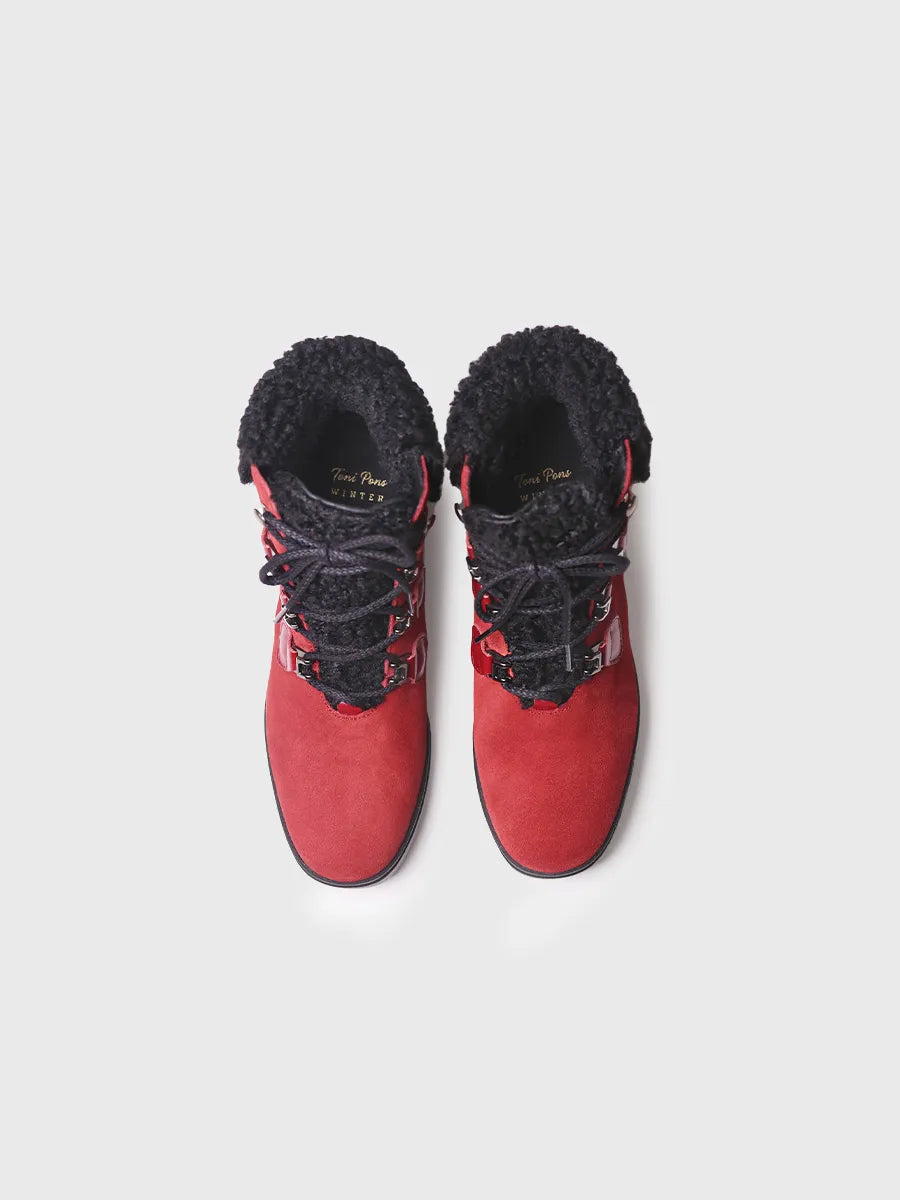 Bota de piel para mujer