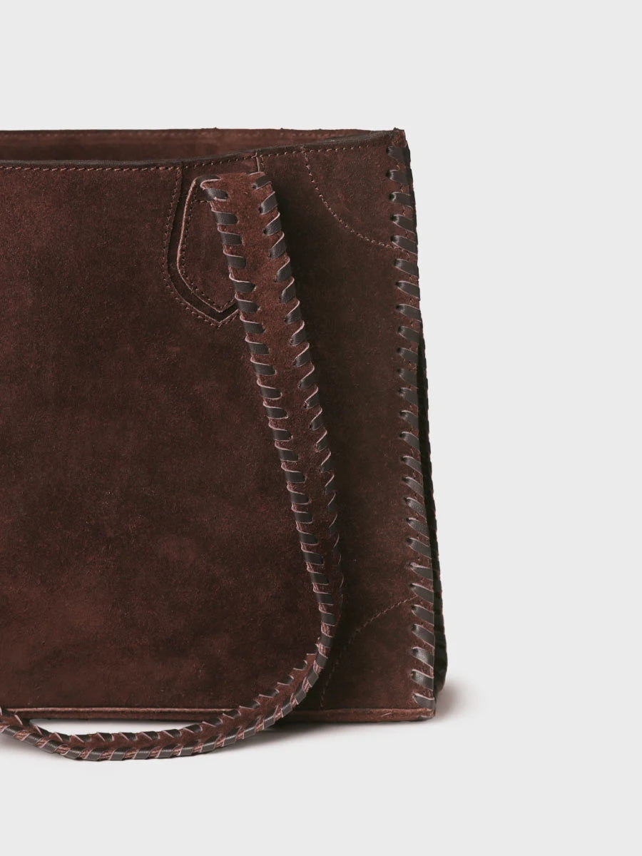Complementos - Bolso tote en piel con ribete trenzado | SABINE  - Toni Pons  