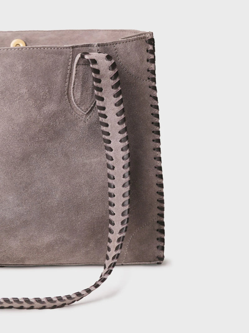 Complementos - Bolso tote en piel con ribete trenzado | SABINE  - Toni Pons  