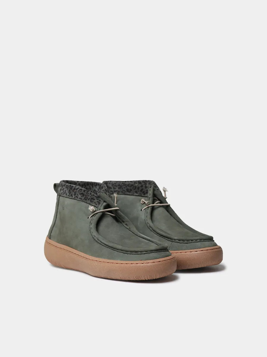 Botines mujer - Botín de mujer en nobuk con cordones elásticos | SALERNO  - Toni Pons  