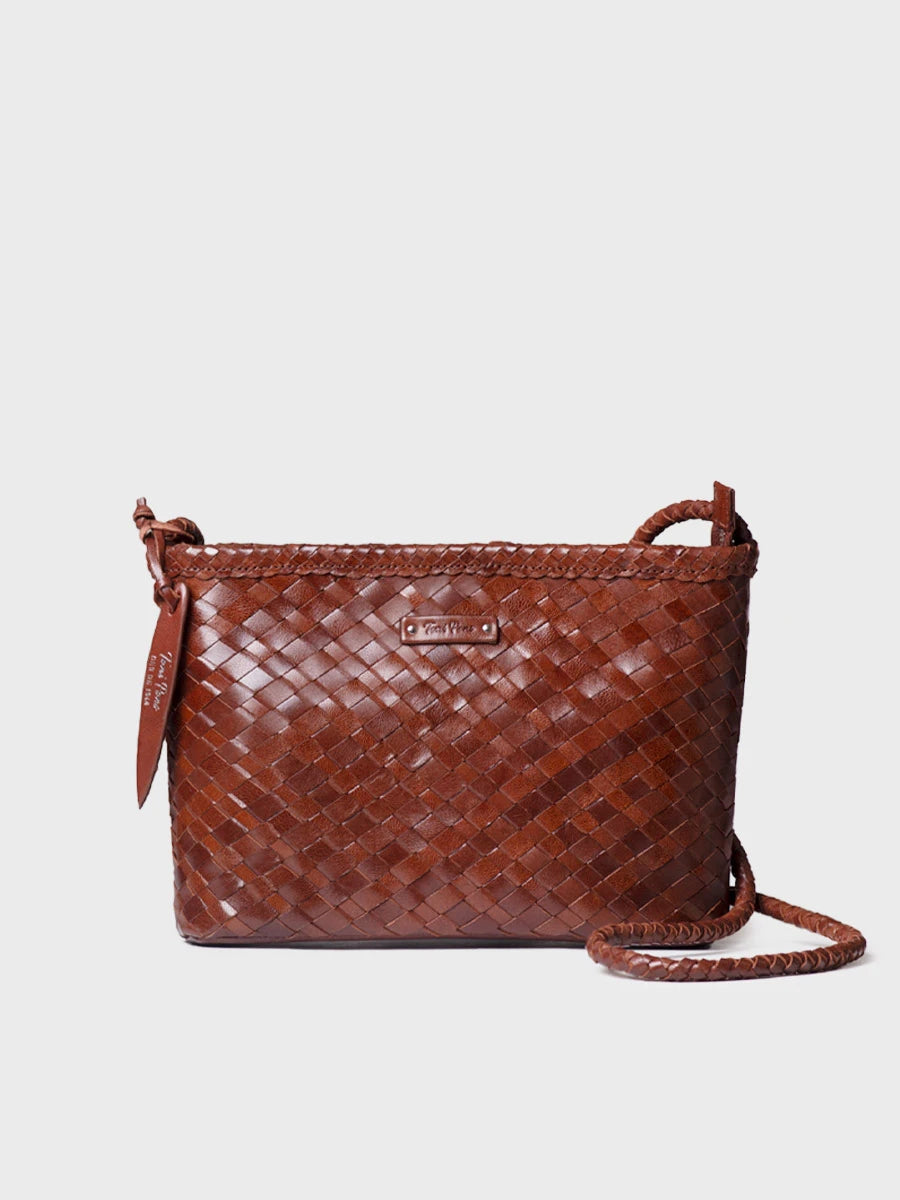 Complementos - Bolso bandolera en piel trenzada Toni Pons | SELENA  - Toni Pons  
