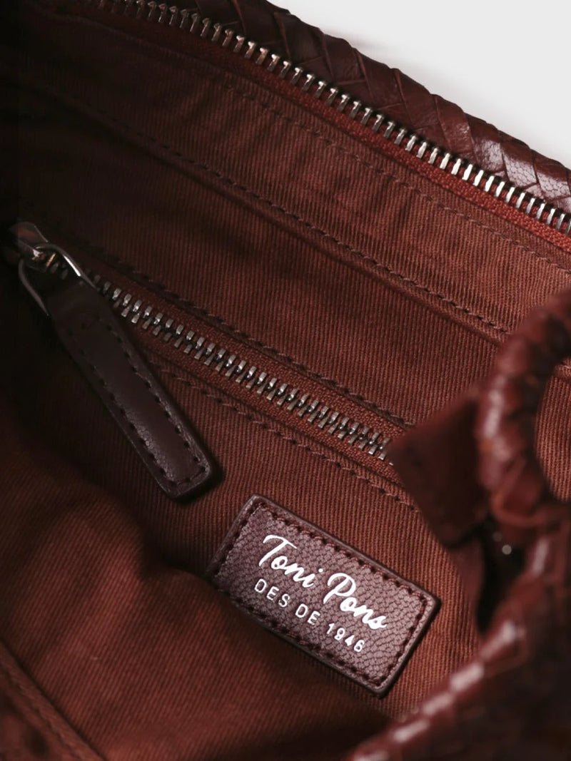 Complementos - Bolso bandolera en piel trenzada Toni Pons | SELENA  - Toni Pons  