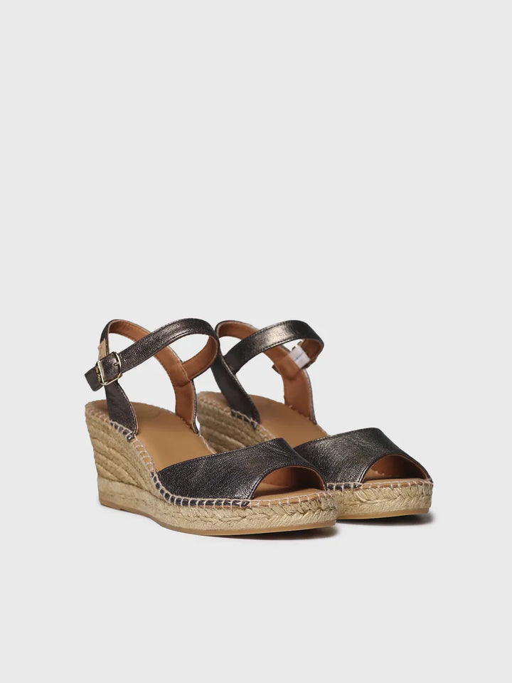  - Alpargata de cuña para mujer en piel | SIA-P  - Toni Pons  