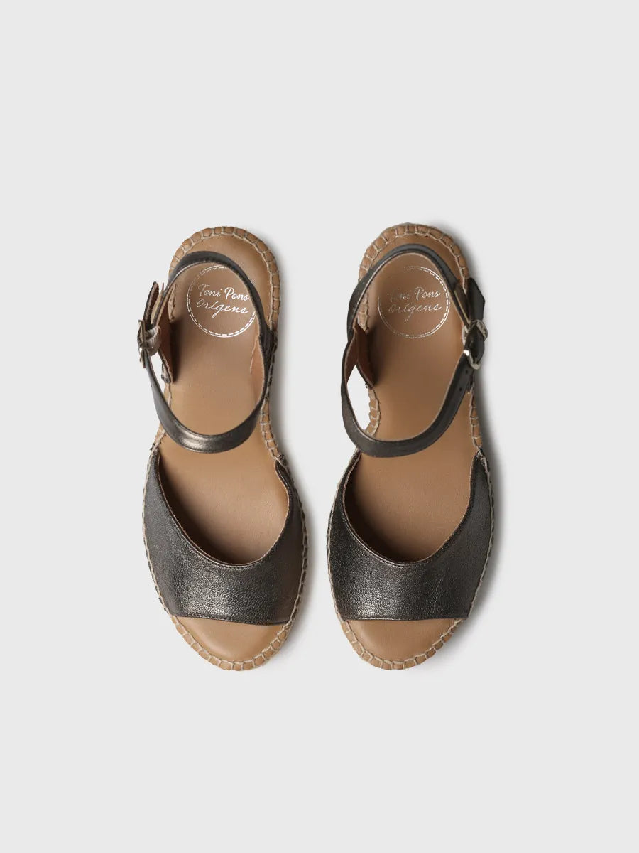  - Alpargata de cuña para mujer en piel | SIA-P  - Toni Pons  