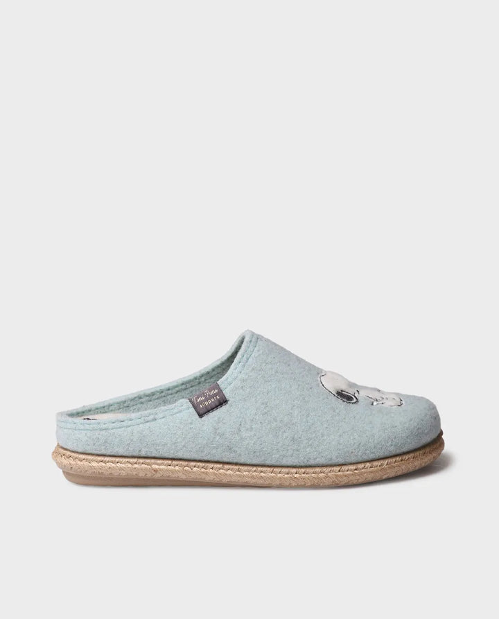 Zapatillas de casa mujer - Slippers tipo zueco de Snoopy para mujer en fieltro | SNOOPY  - Toni Pons  