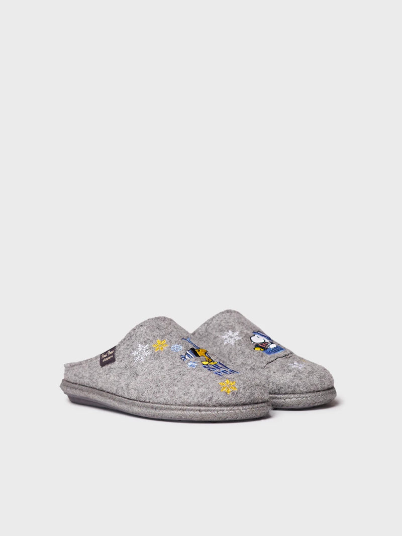 Zapatillas de casa mujer - Slipper de casa en fieltro con motivo Snoopy para mujer | SNOOPY  - Toni Pons  