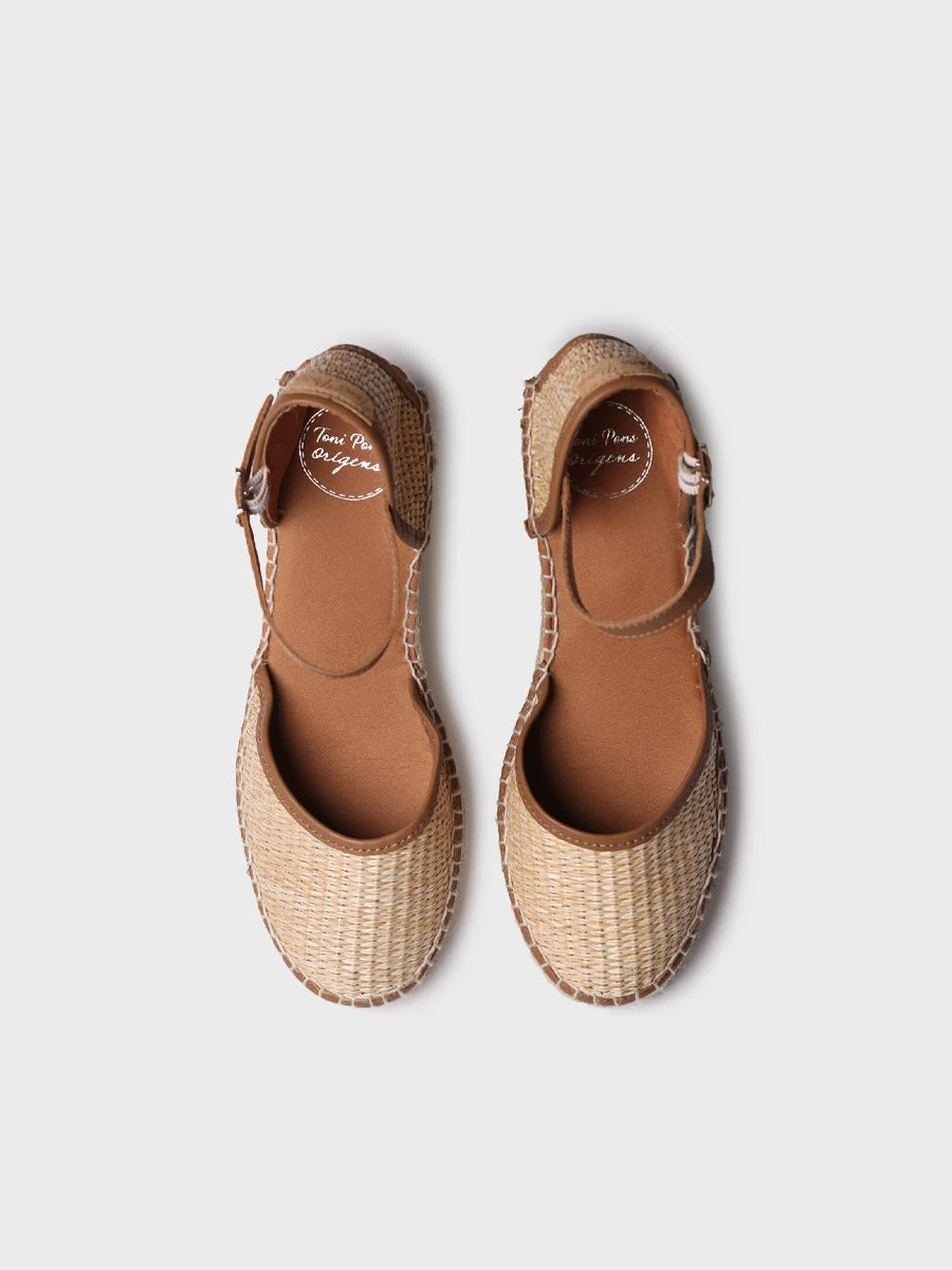 - Alpargata de mujer de cuña en rafia trenzada | SONIA-RP  - Toni Pons  