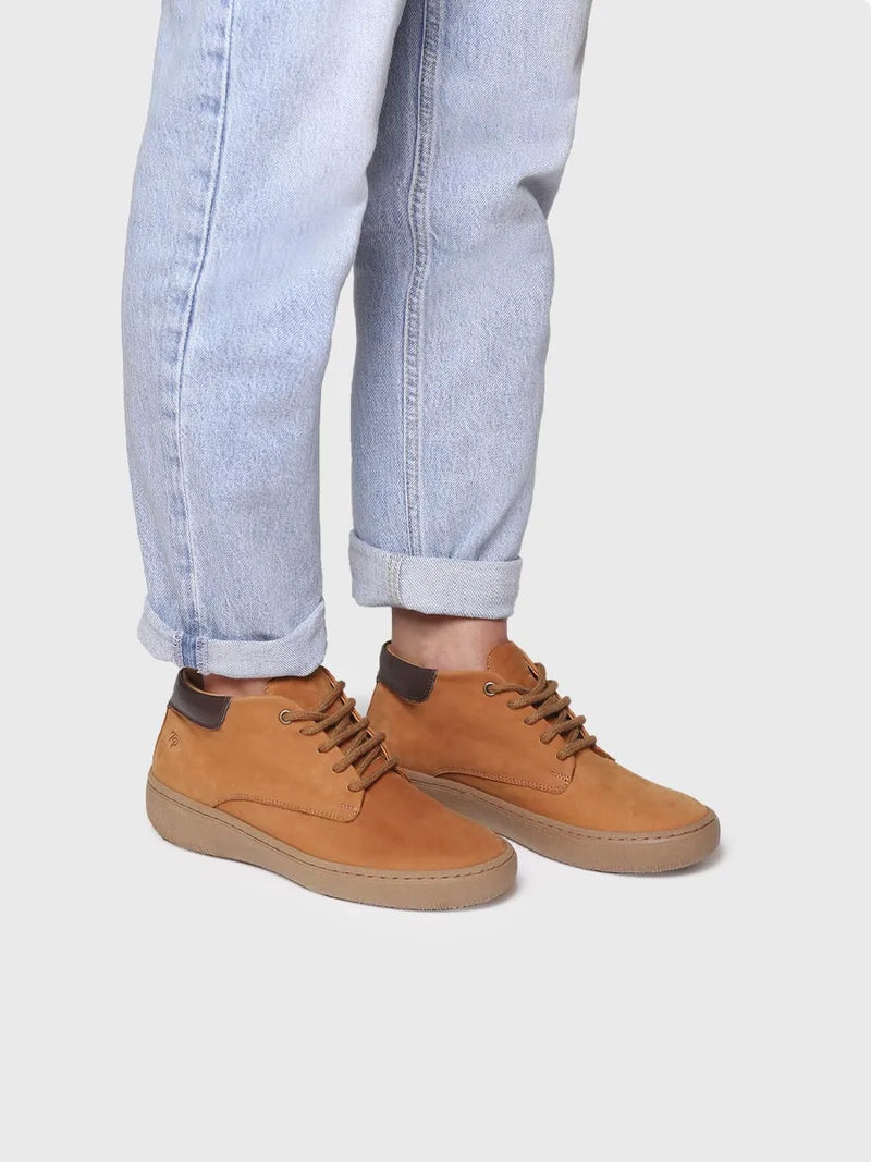 botines mujer - Botín para mujer con cordones en piel nobuk | SORT  - Toni Pons  