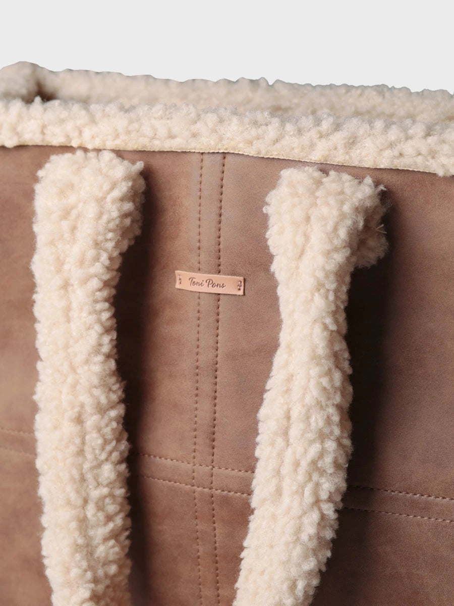 Complementos - Bolso en piel con borrego | SUSA  - Toni Pons  