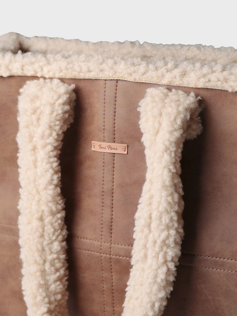 Complementos - Bolso en piel con borrego | SUSA  - Toni Pons  