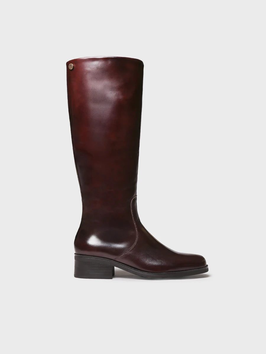 Botas mujer - Bota alta en piel para mujer | TAGA-P  - Toni Pons  