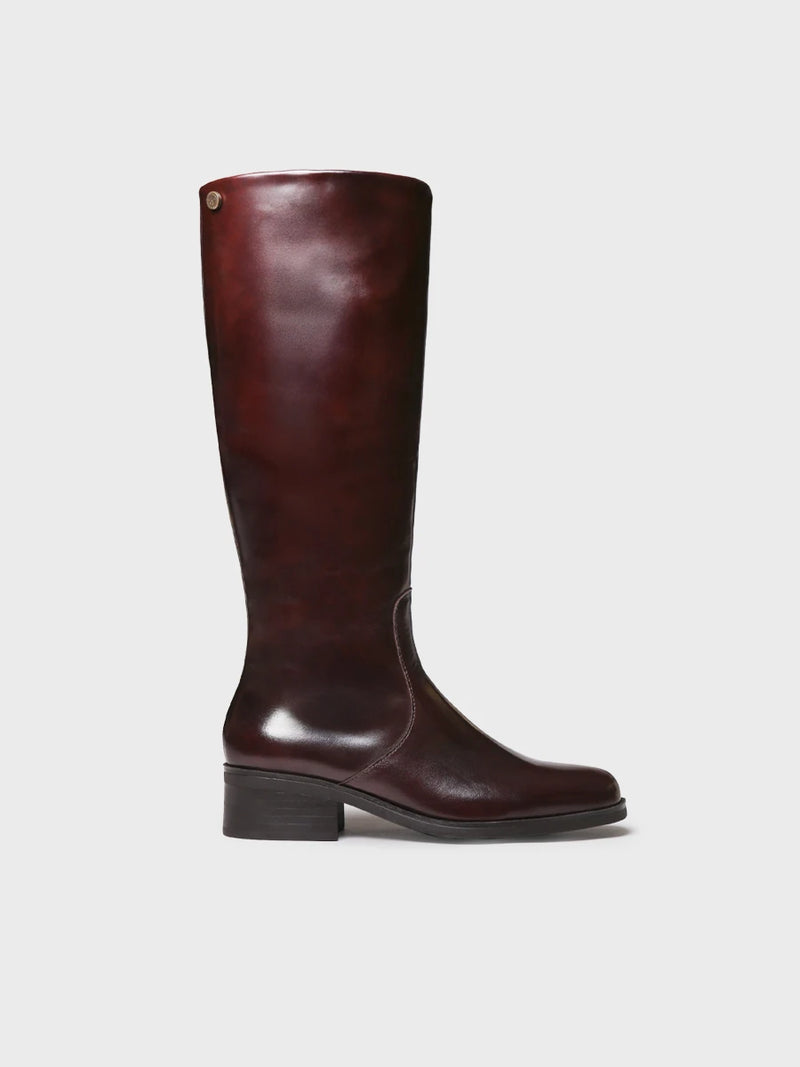 Botas mujer - Bota alta en piel para mujer | TAGA-P  - Toni Pons  