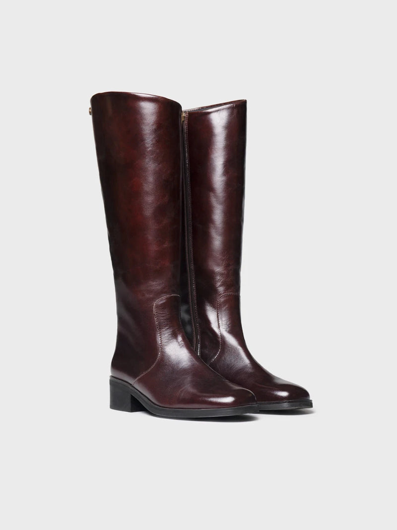 Botas mujer - Bota alta en piel para mujer | TAGA-P  - Toni Pons  