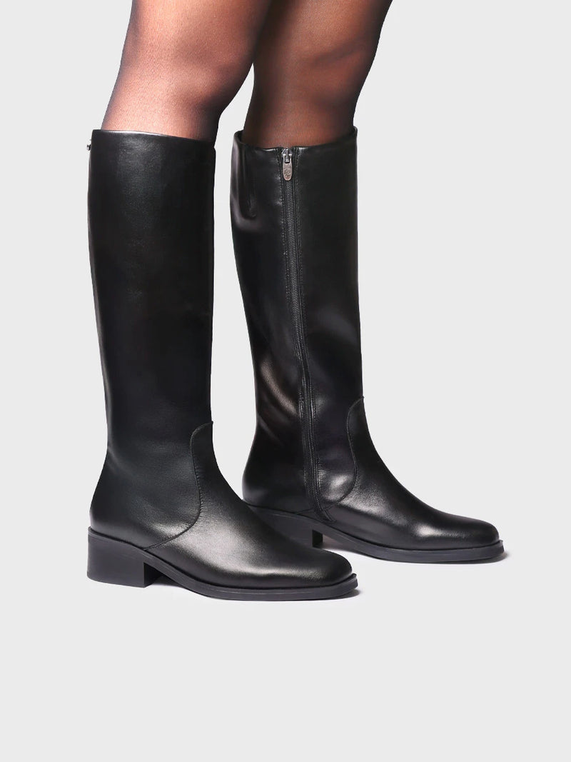 Botas mujer - Bota alta en piel para mujer | TAGA-P  - Toni Pons  