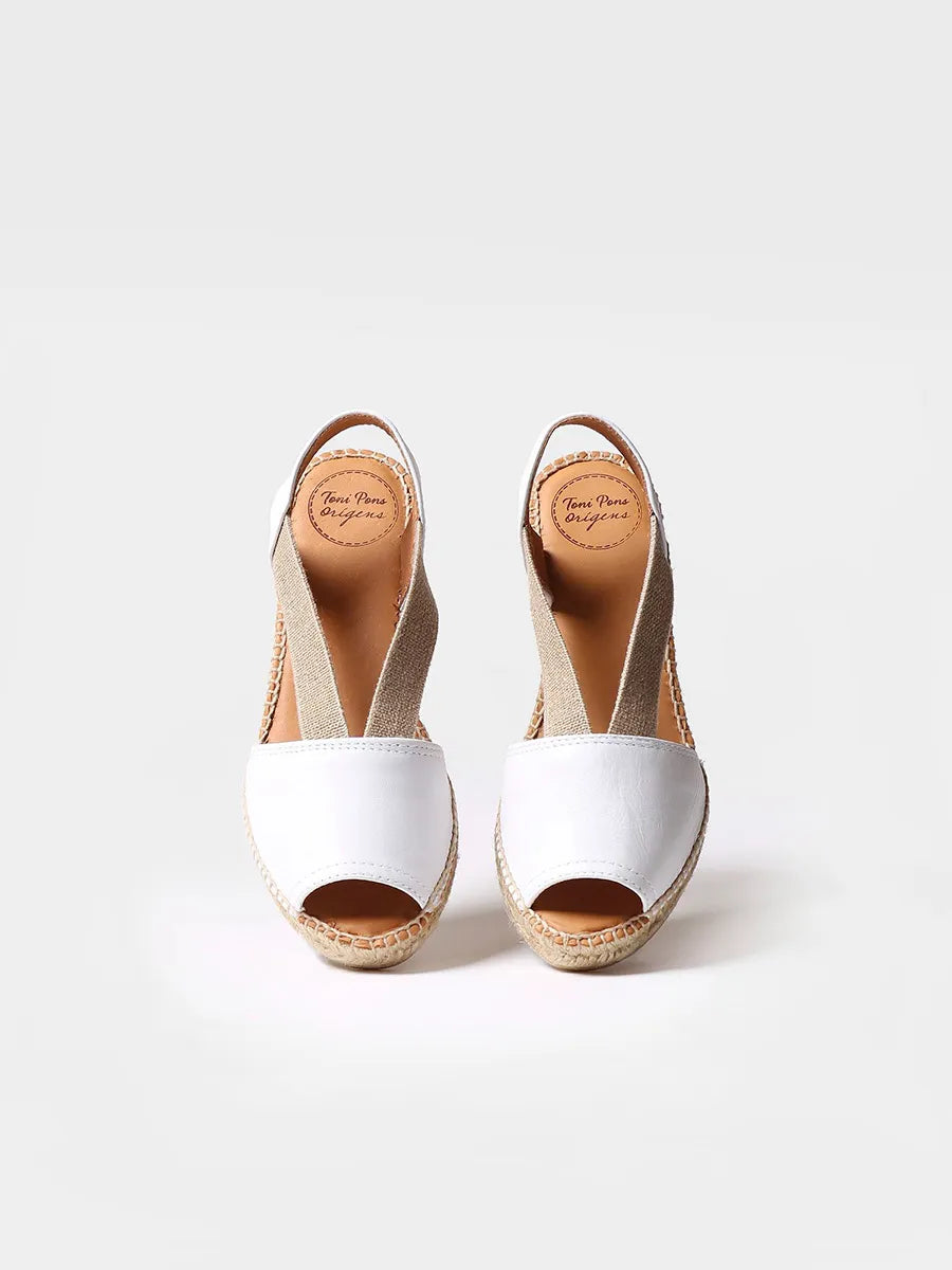  - Alpargata de cuña media de piel destalonada | TEIDE-P  - Toni Pons  