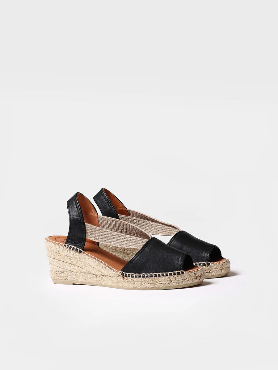  - Alpargata de cuña media de piel destalonada | TEIDE-P  - Toni Pons  